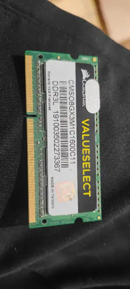 RAM laptop 8 GB DDR3L