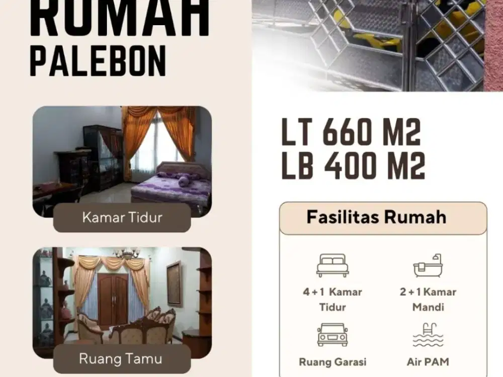 Rumah Mewah Cocok Untuk Kantor / Hunian Palebon Pedurungan Semarang
