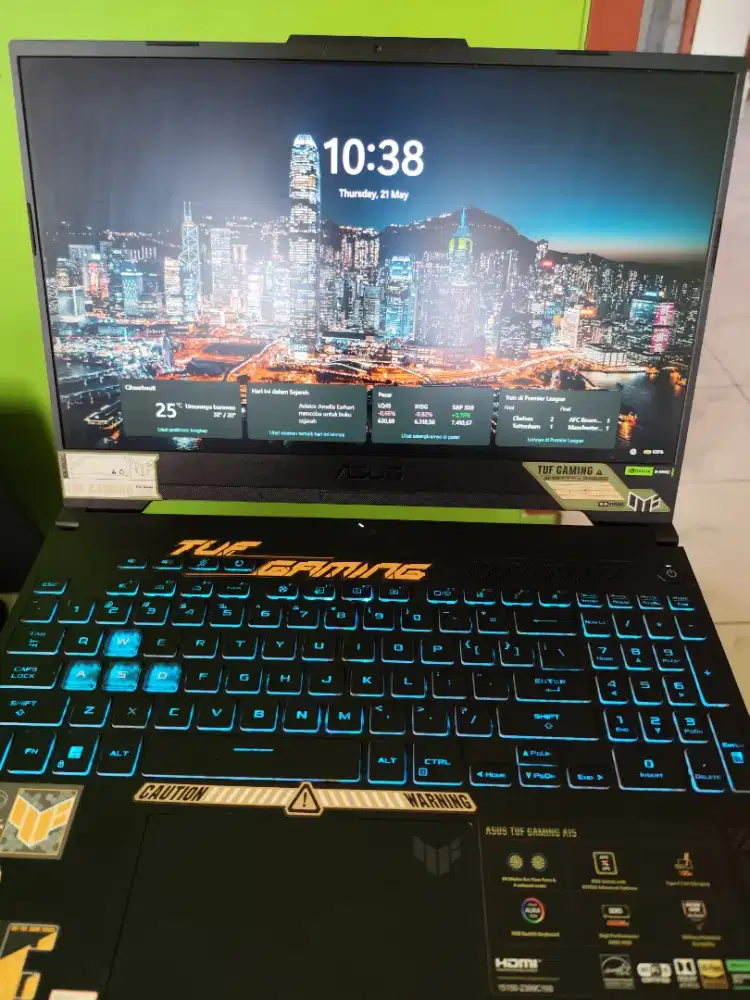 Jual cepat Asus TUG gaming A15 RTX 4050
