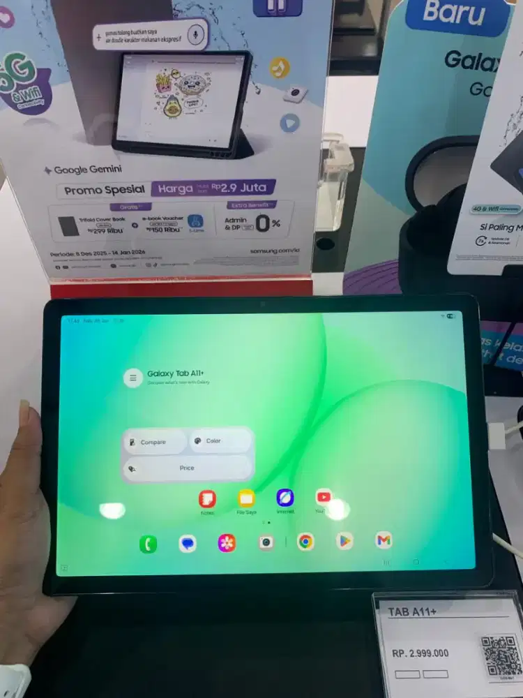 Tablet samsung bisa cash/credit syarat cukup ktp bunga 0%