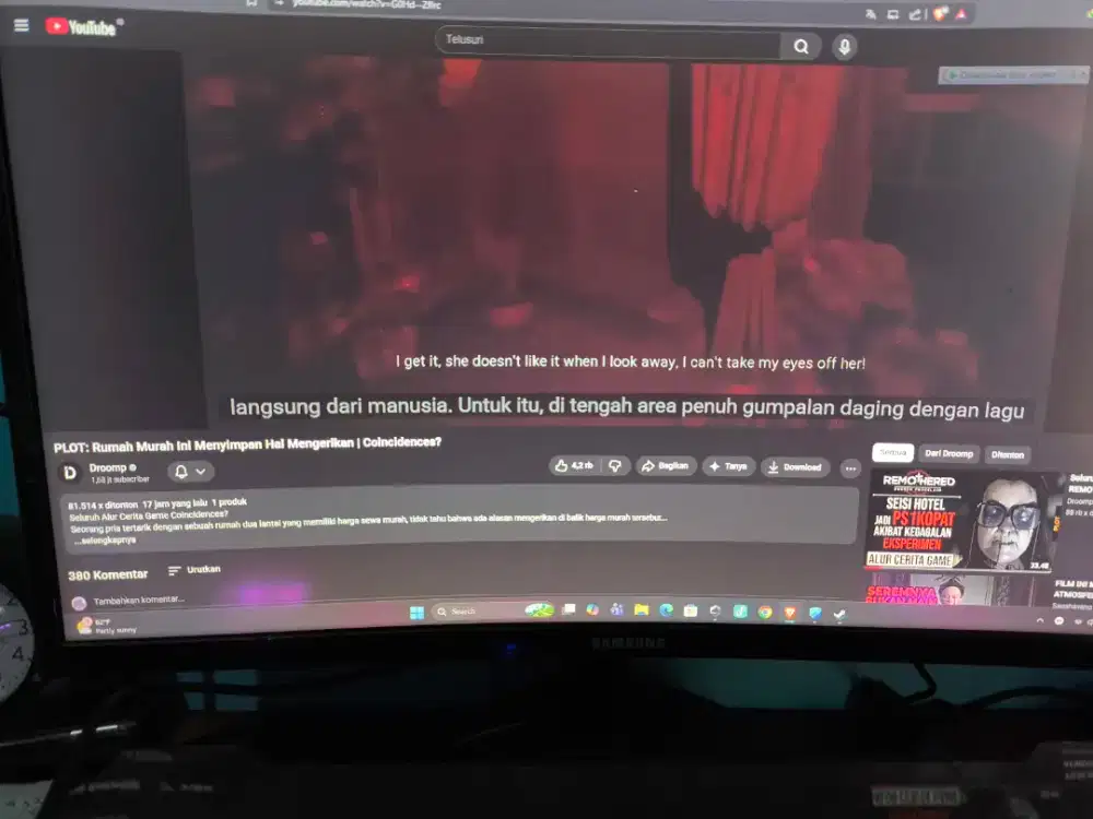 Jual bekas monitor samsung untuk PC