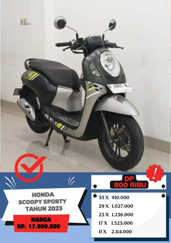 Honda Scoopy Sporty Tahun 2023