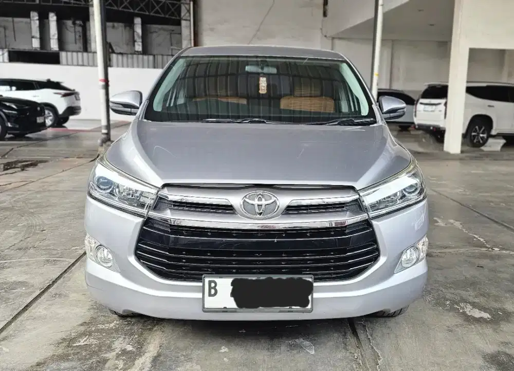 Baru 85rban Km Toyota Innova 2.0 V AT Matic 2019 Silver Mulus Gress