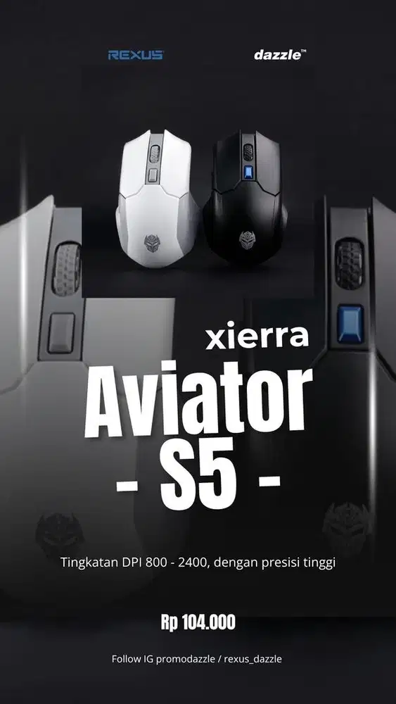 Mouse gaming rexus Aviator S5