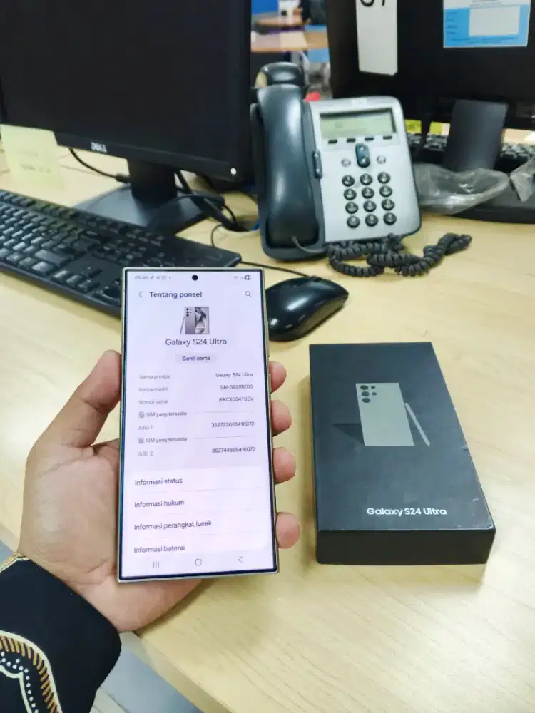 Samsung S24 Ultra RAM 12. Mulus