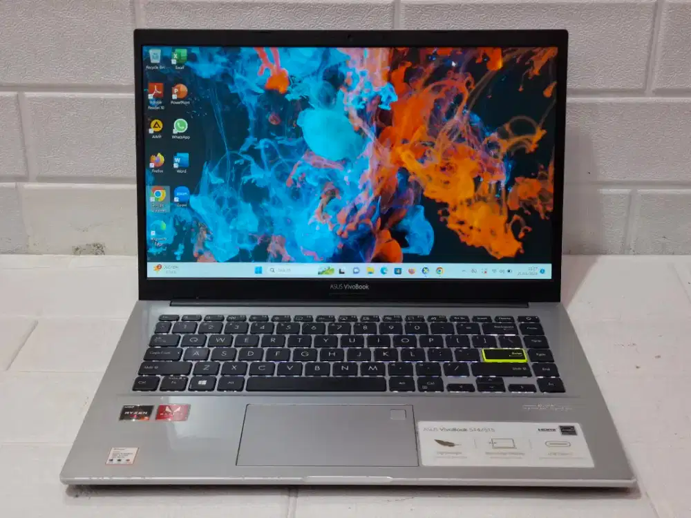 LAPTOP ASUS vivobook 14S  X412DA  AMD ryzen 5 3500U RAM 8GB SSD 512GB