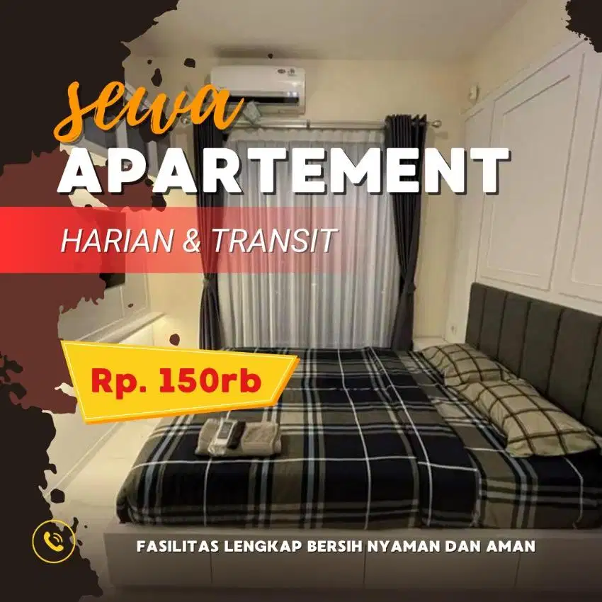 Sewa apartemen Skyhouse BSD Harian/Transit Termurah Tangerang