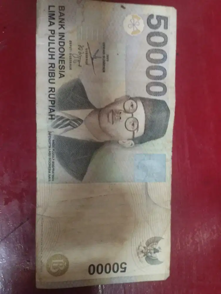 Uang lama 50 ribu WR Supratman