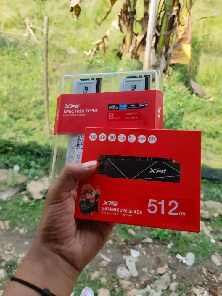 Ram spg d35g 16gb dan ssd s70blade 512gb gen4 new segel(BNIB)