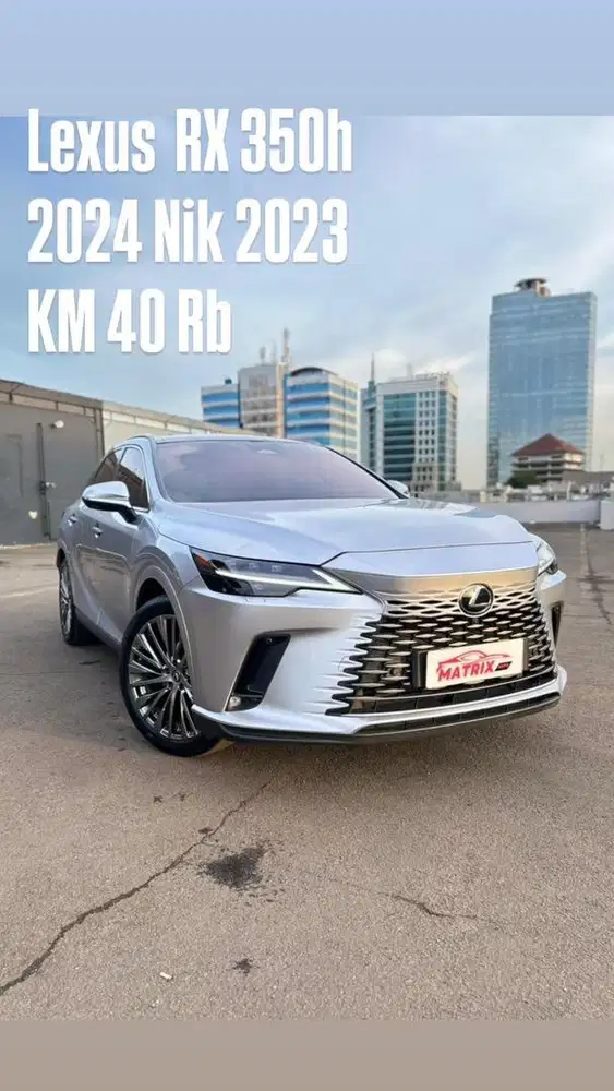 Lexus RX350h 2024 Nik23 Sonic iridium  on black Siap pakai