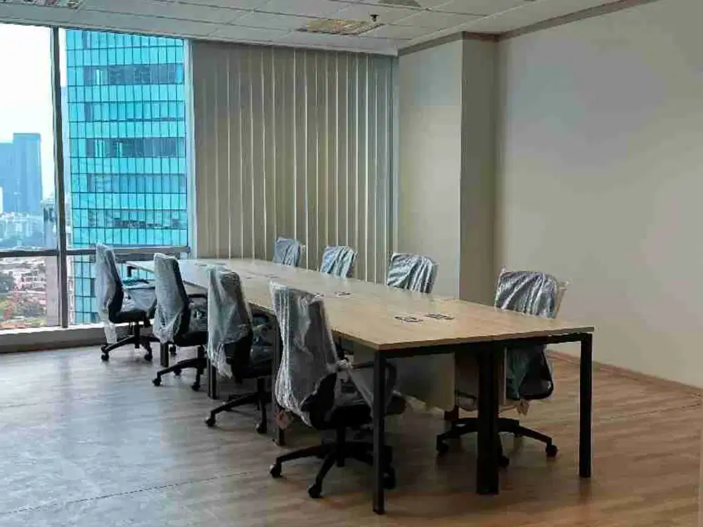 Sewa Ruang Kantor Sudah Furnish 93Sqm Semua Baru Hub Saya bisa Survey