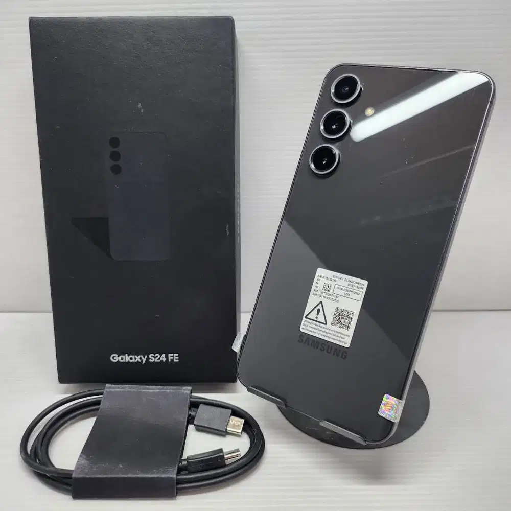 HOT ITEM!   SAMSUNG GALAXY S24 FE 5G 8/256 GRAPHITE  EX SEIN NO MINUS