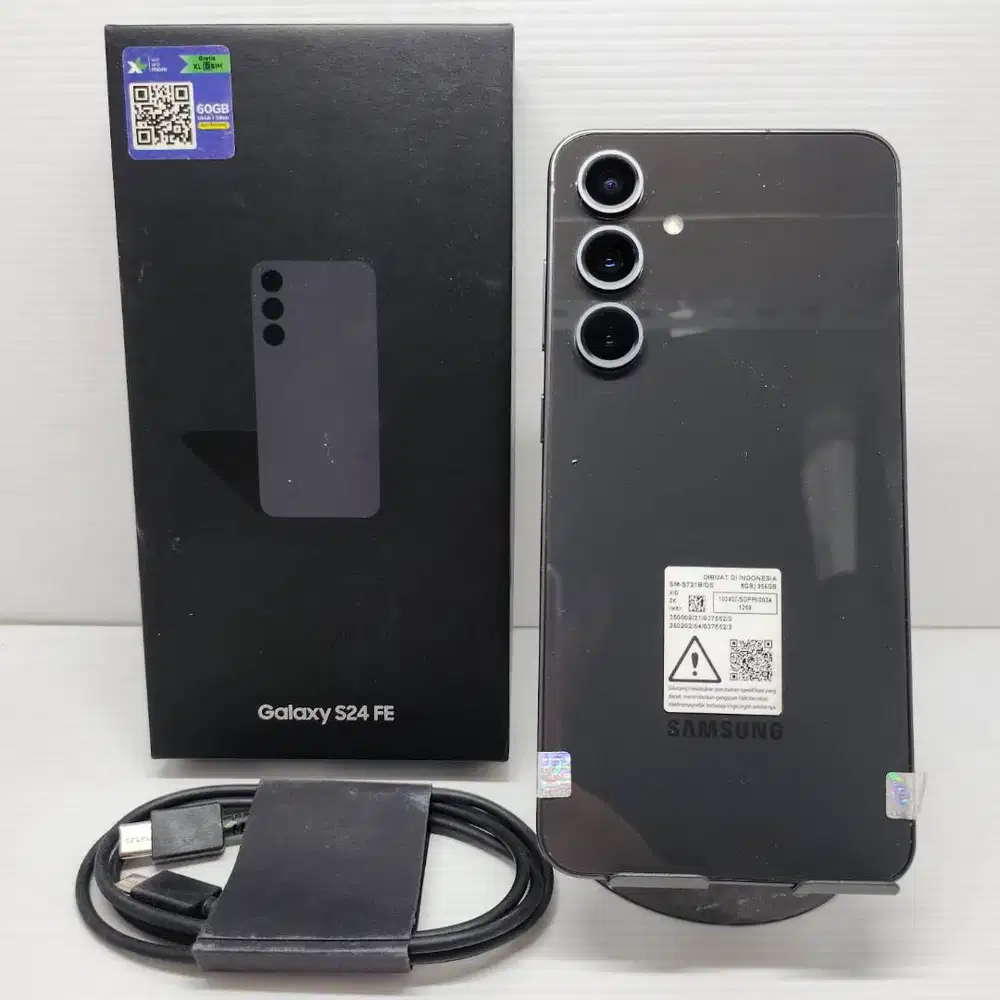 HOT ITEM!   SAMSUNG GALAXY S24 FE 5G 8/256 GRAPHITE  EX SEIN NO MINUS