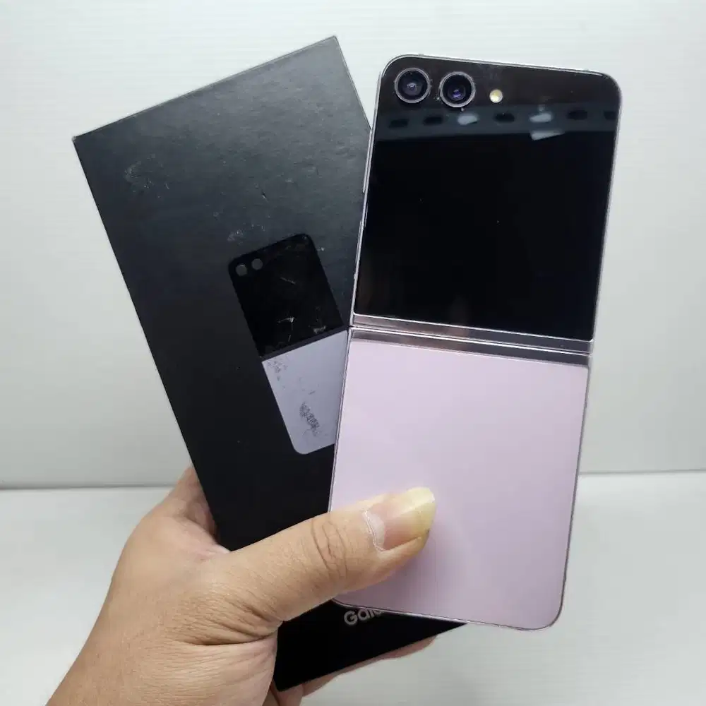 TERMURAH! SAMSUNG GALAXY Z FLIP 5 5G 8/256 LAVENDER FULLSET NO MINUS B