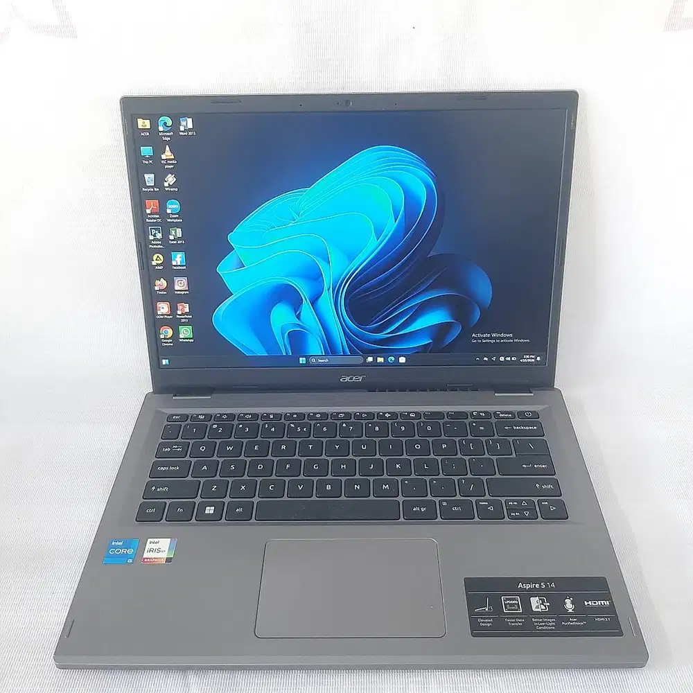 ACER ASPIRE A514-56P CORE I5-1335U RAM 8GB NVME  512 VGA INTEL IRIS