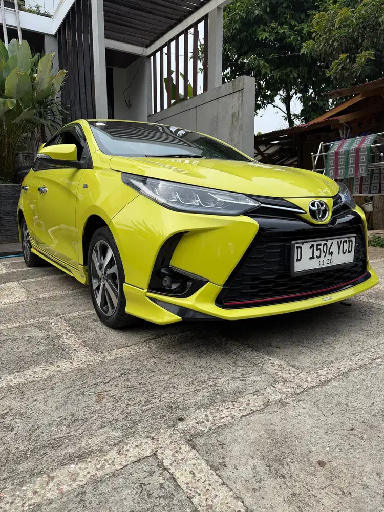Yaris S Trd Joker facelift 2020 low km antik terawat matic cvt kuning