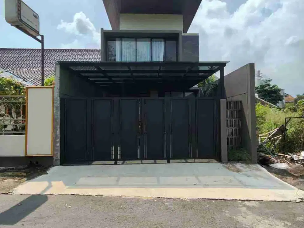 Rumah Modern 2 Lantai Full Furnished Akses Bagus Area Tajem Maguwoharjo Dekat Kampus UNRIYO, Budi Mulia, dan Jogjabay