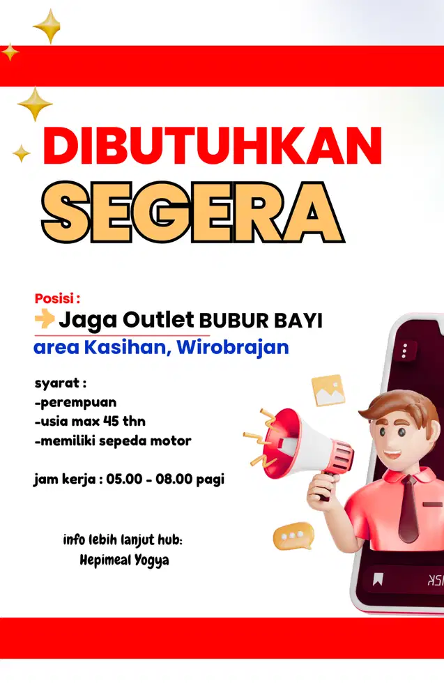 Jaga Outlet Bubur Bayi