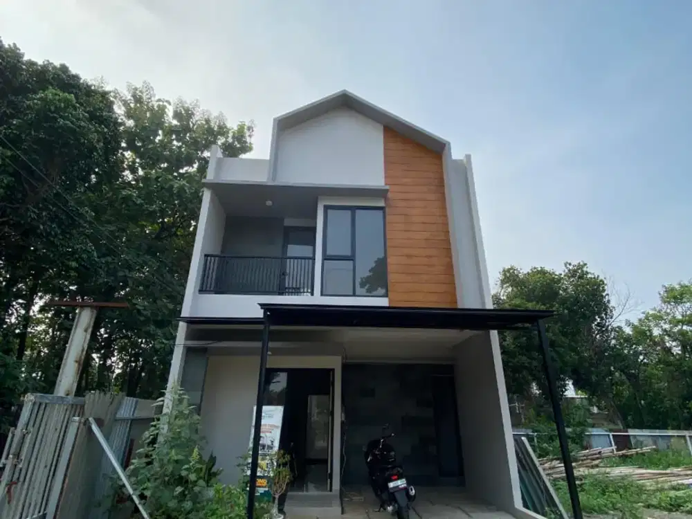 Dijual Rumah Baru 2 Lantai Design Scandinavian, Full Bata Merah. Dekat Tol Jatiasih Bekasi.