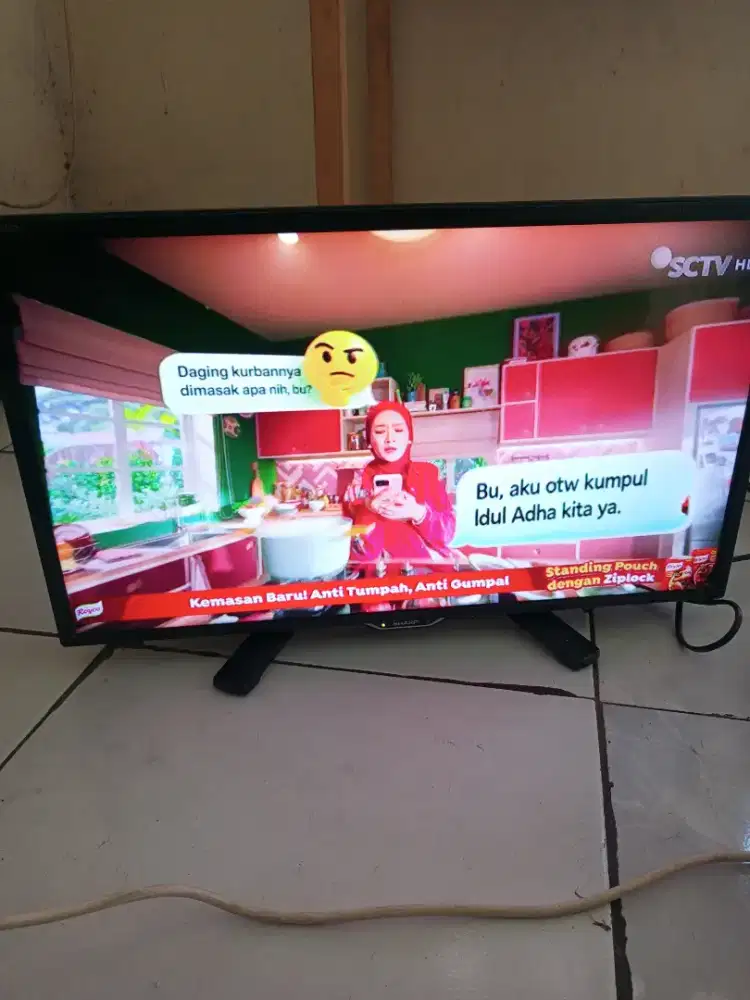 Di jual tv LED Sharp 24in
