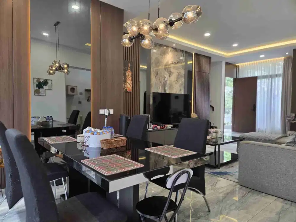 Rumah Semi Furnished Quantis Signature BSD City 2,5 Lantai LT 177 m² 4 KT Premium Modern