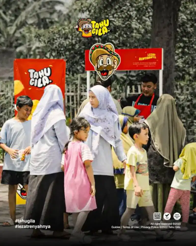 Penjaga stand tahu gila