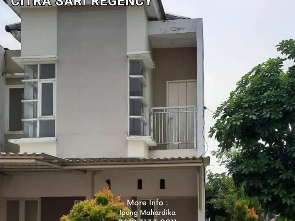 Rumah Hook 2 Lantai Citra Sari Regency Gresik Dekat Terminal