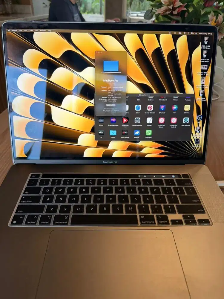 Macbook pro i9 16 inch 2019