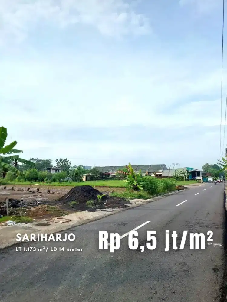 Dijual Tanah Pekarangan Strategis dekat Filosofi Kopi Palagan