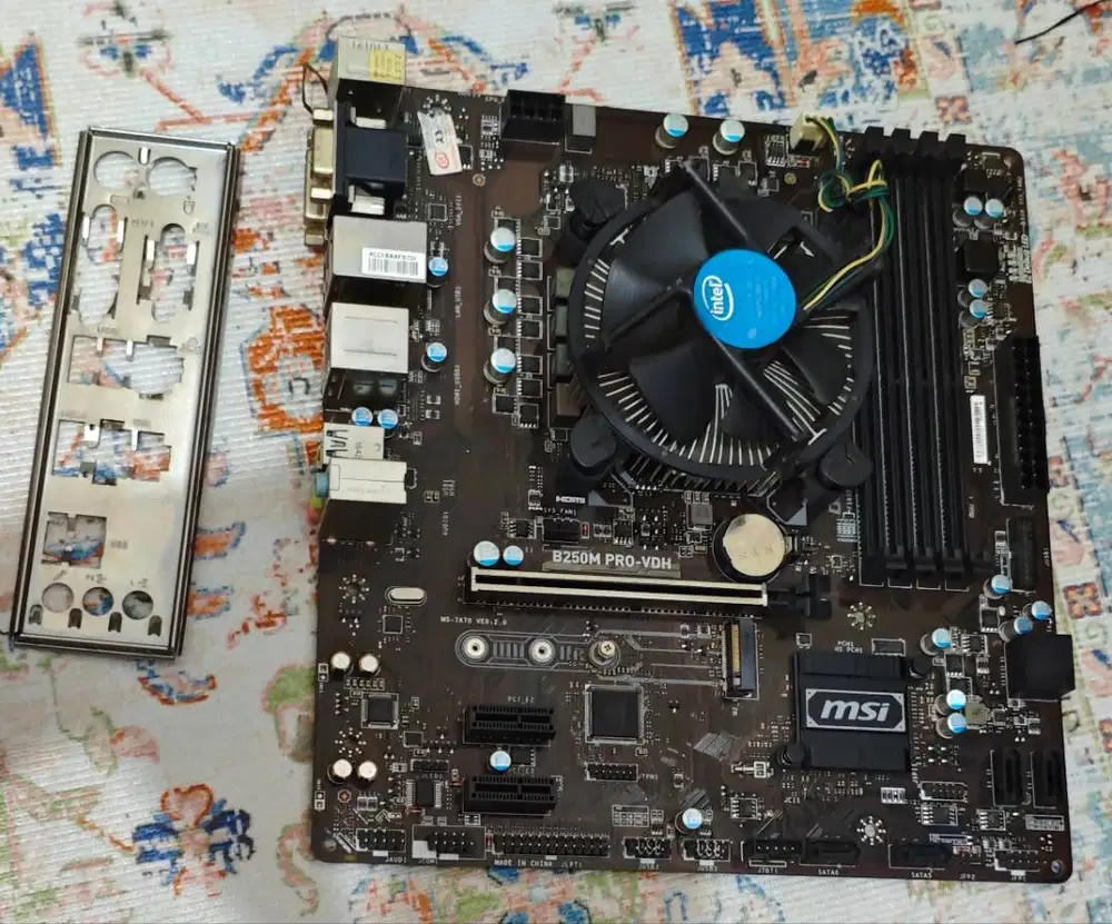 Paket processor Intel i5 6500 gen 6 +  MSI B250M 4 slot ram