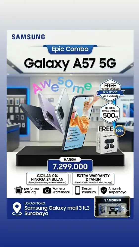 Promo free upgrade dan bonus galaxy fit3