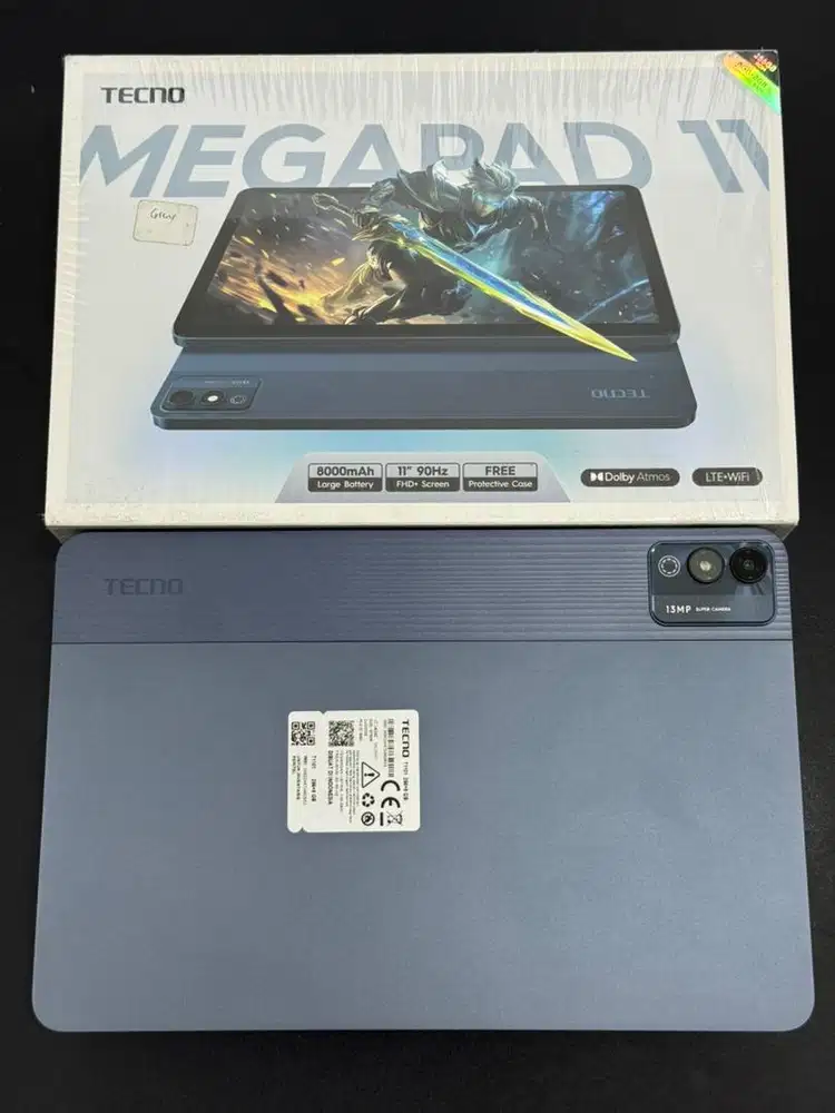 Techno Megapad 11 LTE Grey 8/256Gb (Baru 1 Minggu)