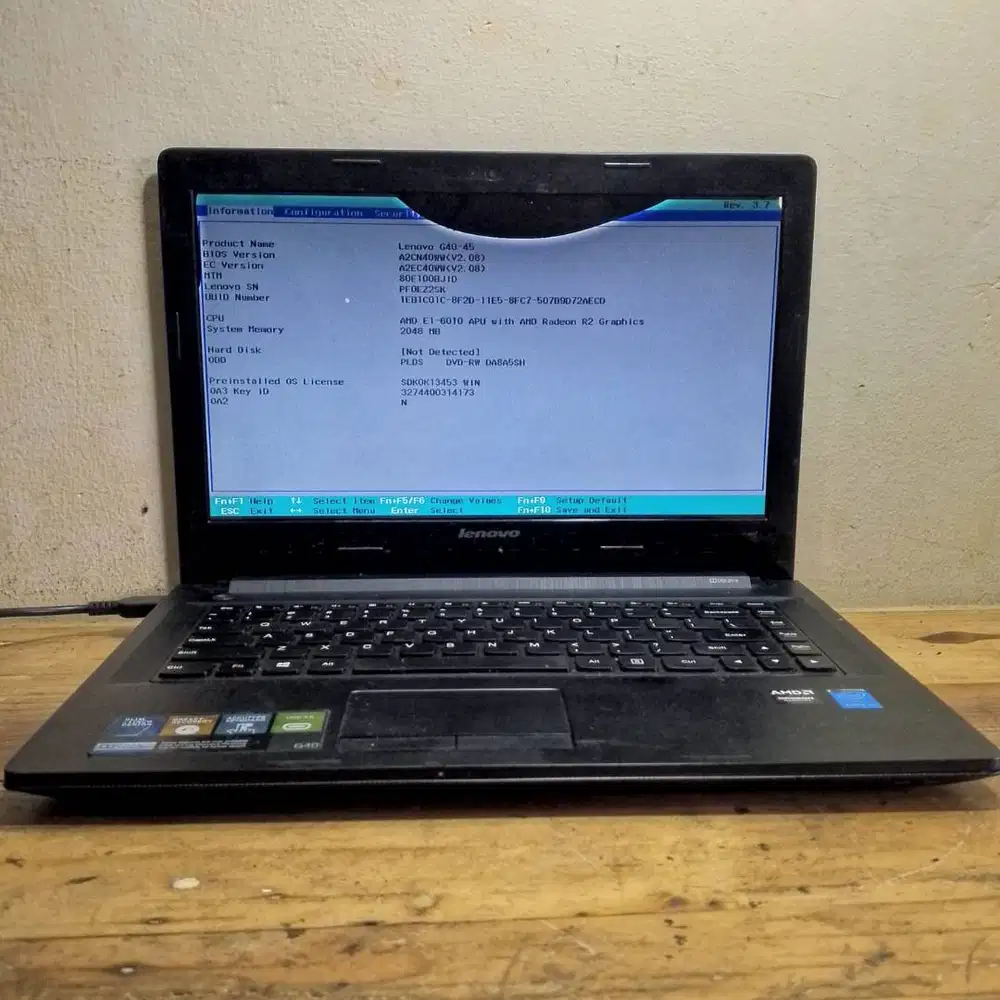 Kanibalan Lenovo G40-45 AMD E1-6010