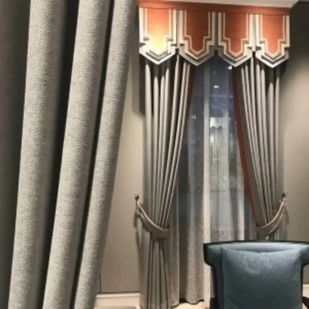 Jual tirai jendela gordyn hordeng gorden wallpaper dinding rollblind v