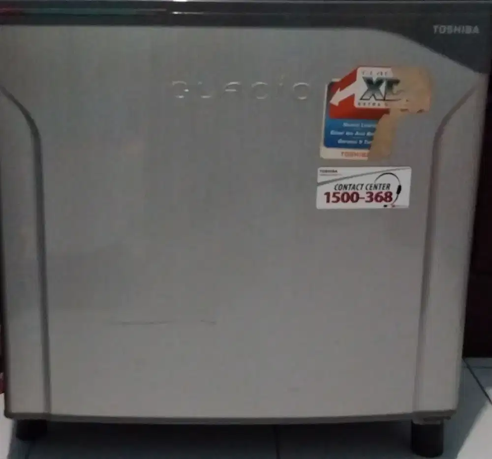 Kulkas mini Toshiba harga pas aja mulus normal
