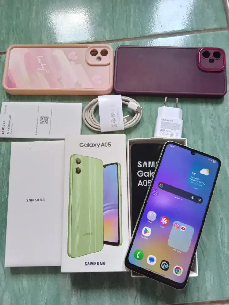 Hp Samsung galaxy A05 Ram 4/64GB Fullset
