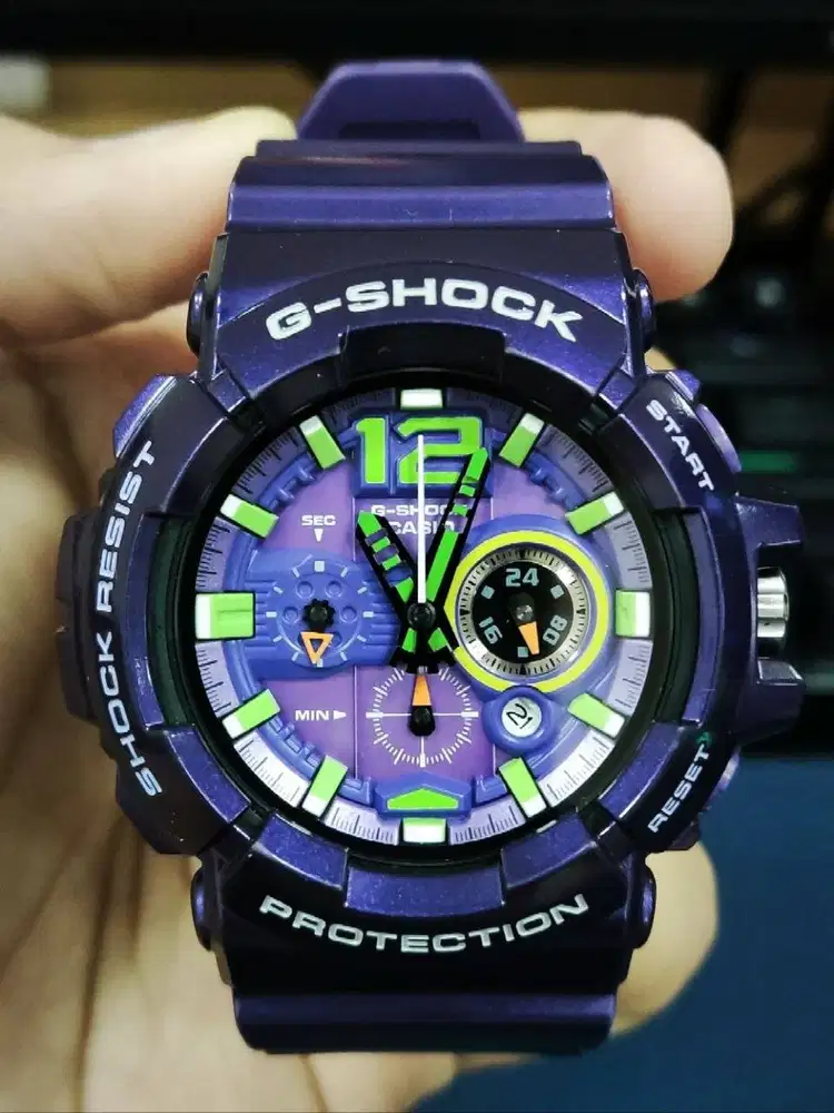 [2ND] Casio G-Shock GAC-110 GAC110 PURPLE SPECIAL - FULL ANALOG