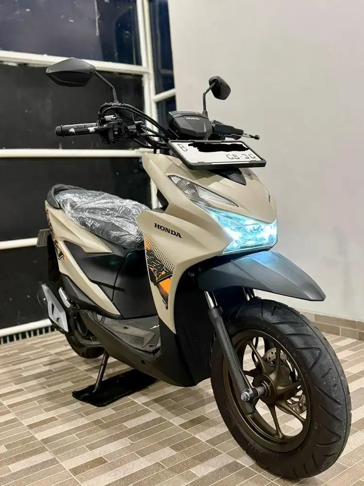 KM 190‼️ Honda Beat STREET BROWN ALARM TH 2025, PJK 08 2026