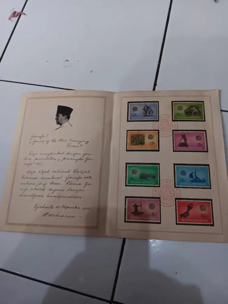 Perangko Ganefo Jadul