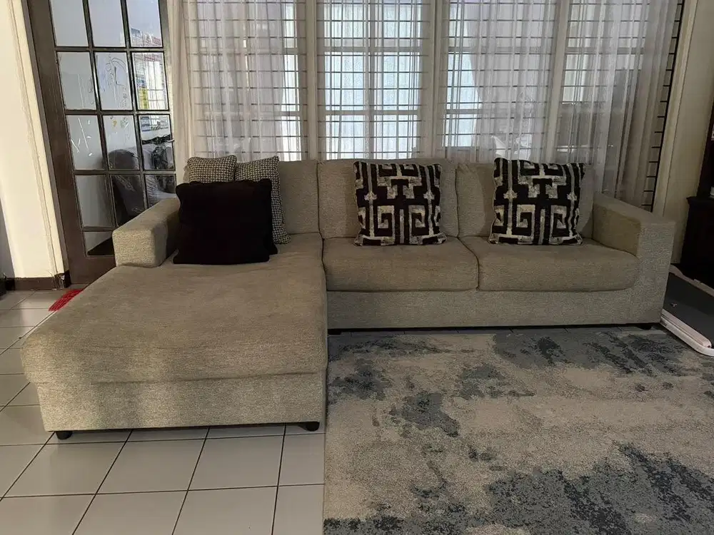Sofa L shape Ashley original Informa