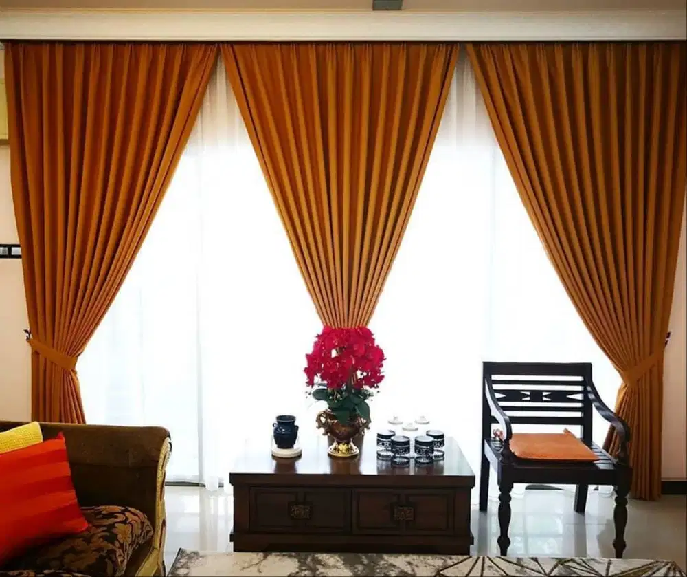 Produsen Tirai Gorden Jendela Gordyn Mewah Hordeng Terbaru Murah