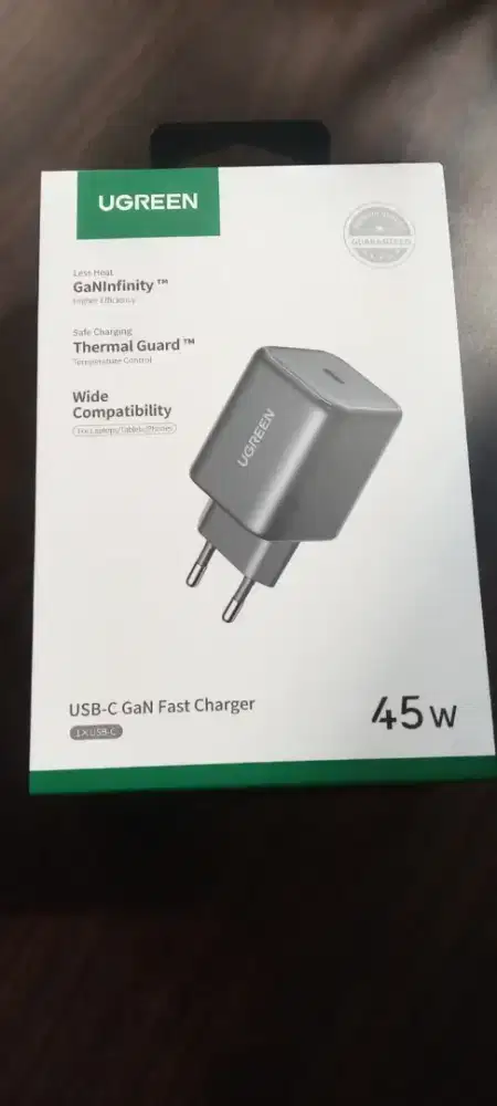 UGREEN Kepala Charger Type C PD Super Fast Charging 45w 65052