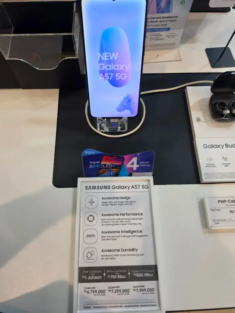 Samsung galaxy A57 promo cashback