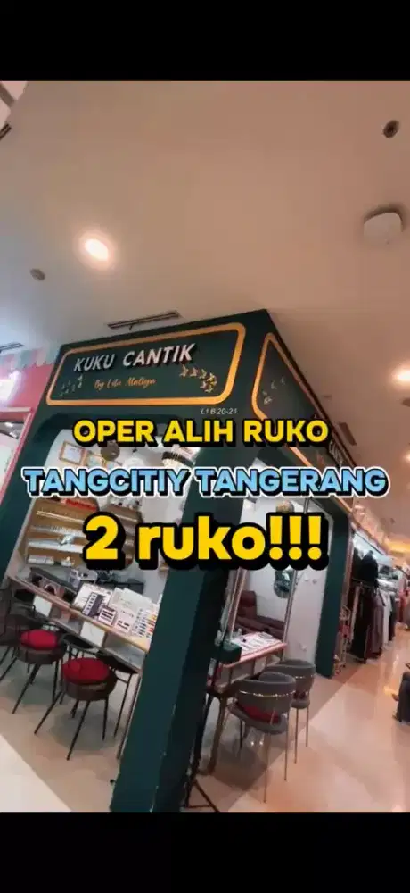 Barang salon kuku beserta isinya