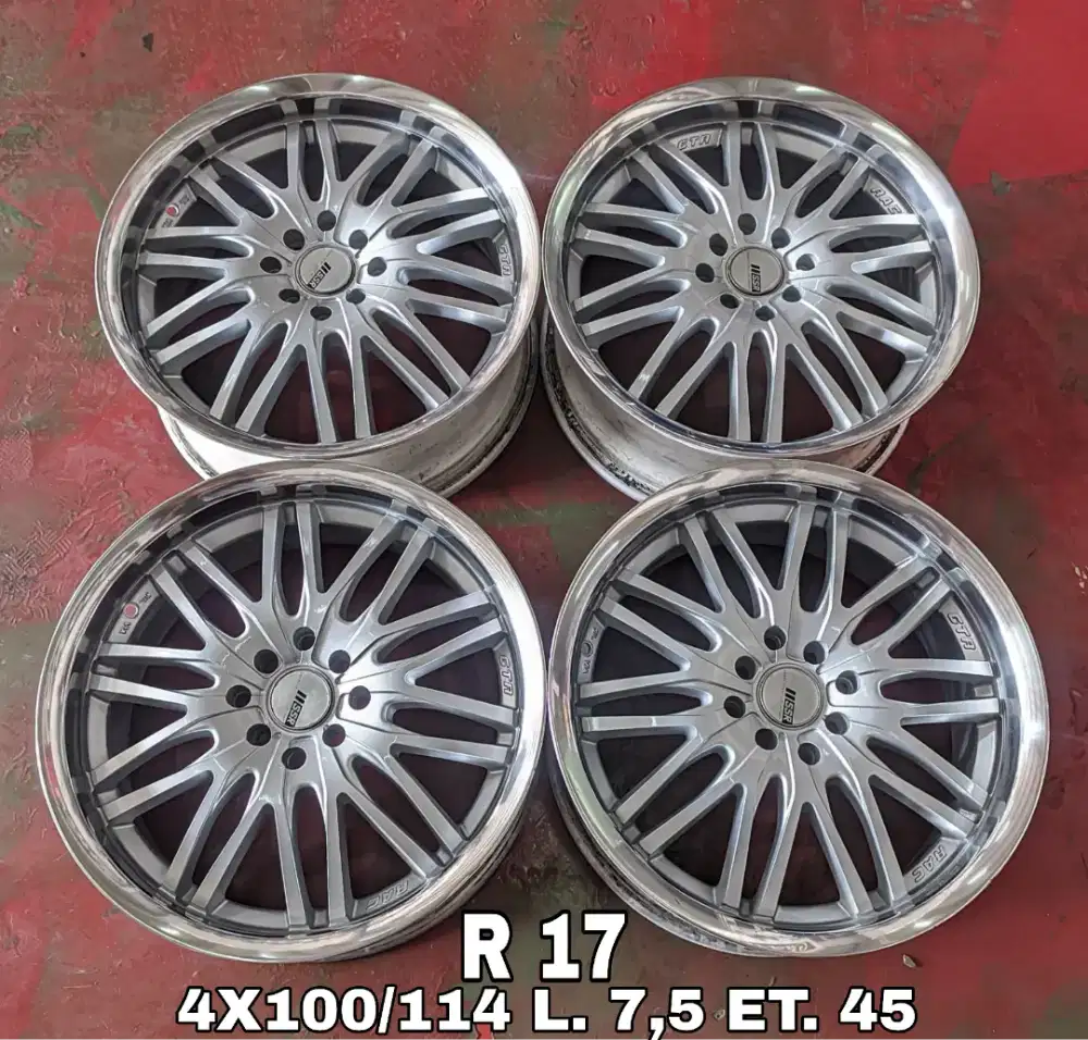 VELG GTR RING 17 CELONG SILVER POLISH