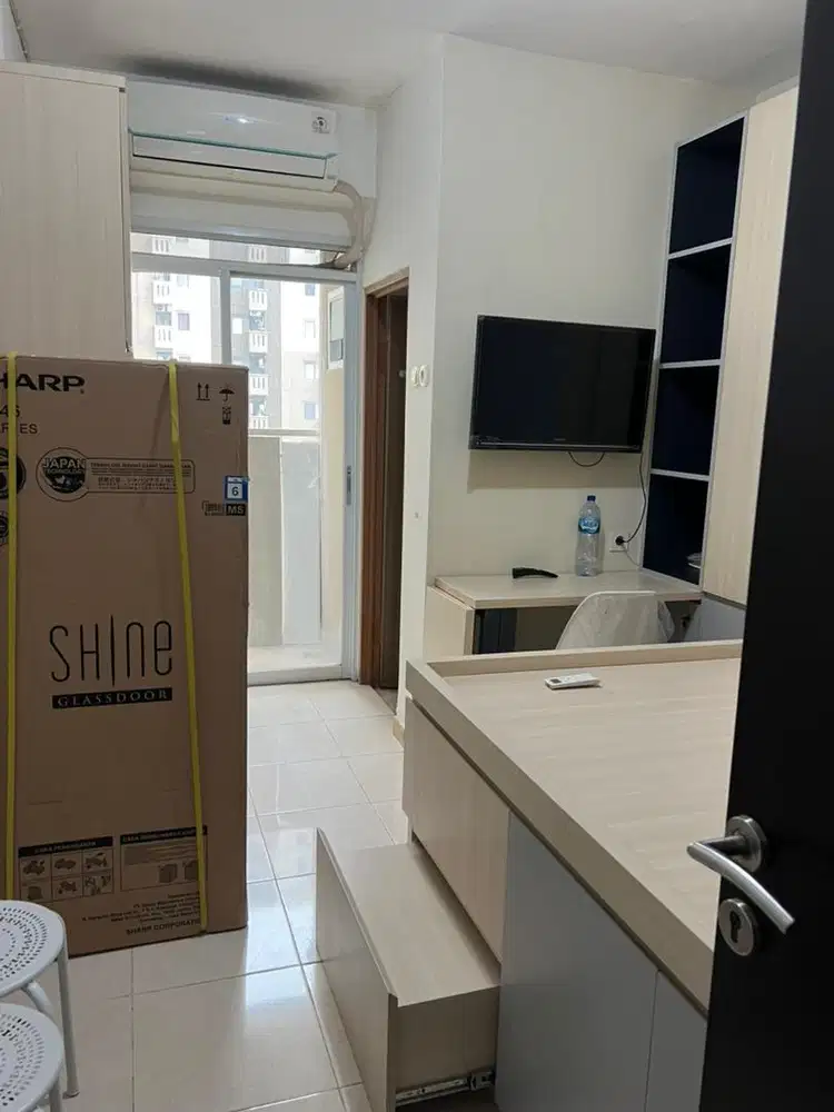 Apartemen fully furnished Bonus Banyak Harga Nego