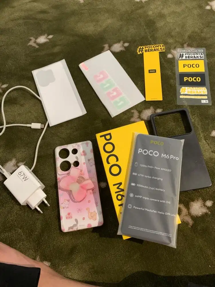 Poco M6 Pro. Xiaomi. Like New. Fullset. No Minus. Milik Pribadi