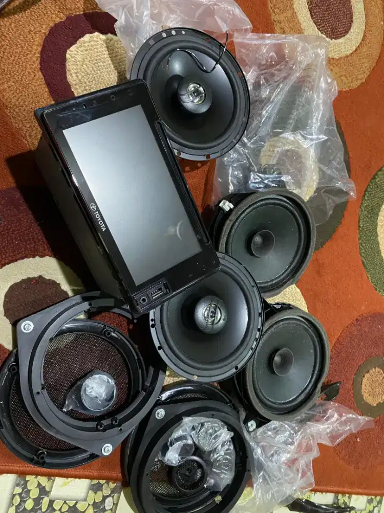 Audio toyota original satu set