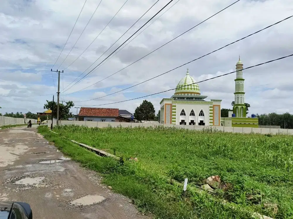 TANAH MURAH 100 MTR DARI JALUR DUA ITERA KORPRI GARTIS PONDASI