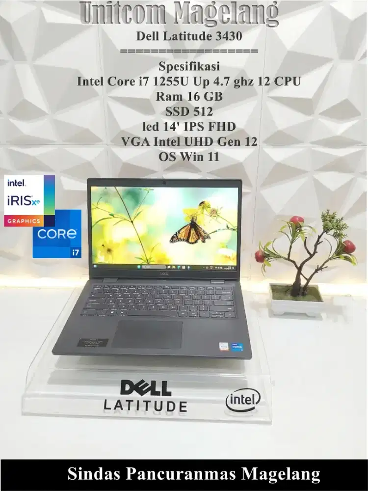 dell latitude 3430 i7 gen 12 hemat 11an juta